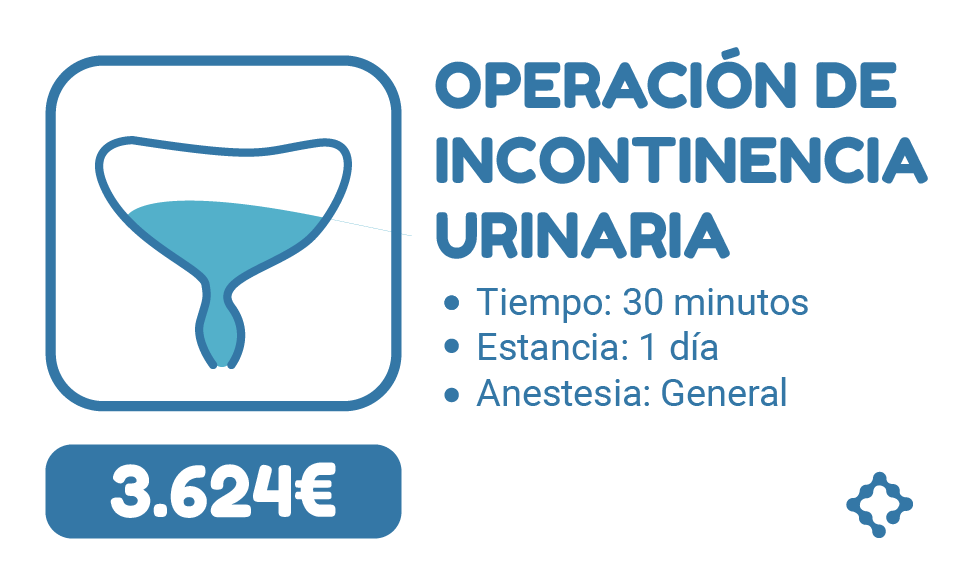 operacion incontinencia urinaria precio