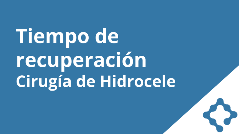 tiempo de recuperacion despues de una operacion de hidrocele