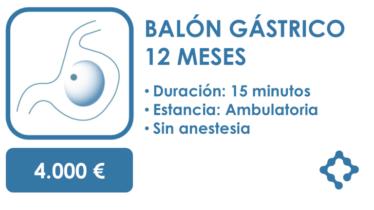 Balón Gástrico 12 meses en Madrid