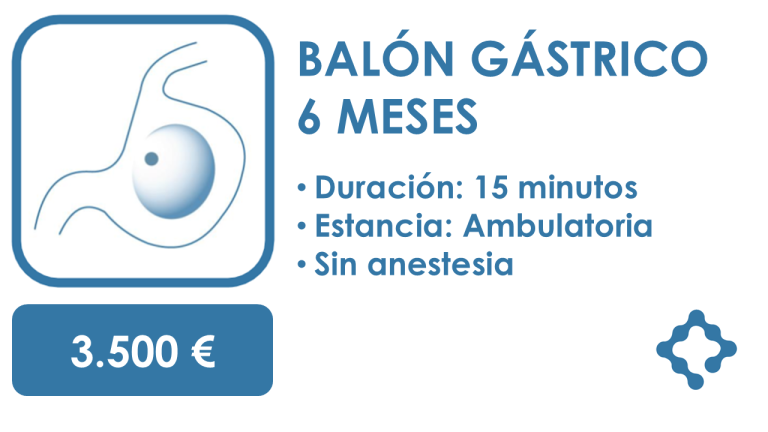 Balón Gástrico 6 meses en Madrid