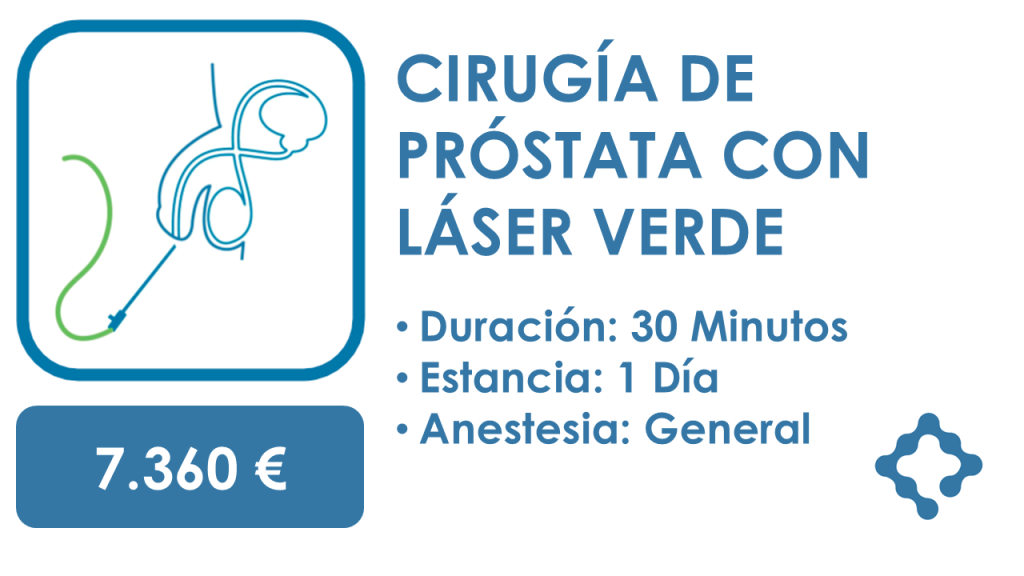 Cirugía de Próstata Láser Verde Madrid